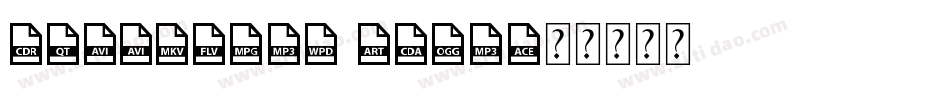 Corrupted File字体转换